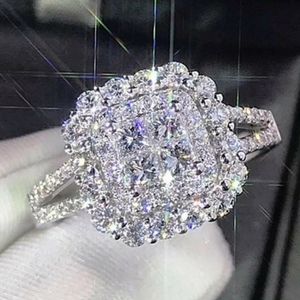 2 HOUR SALE! Stunning Invisible Princess Cut Engagement Ring! 🤍✨💍🤍✨💍.